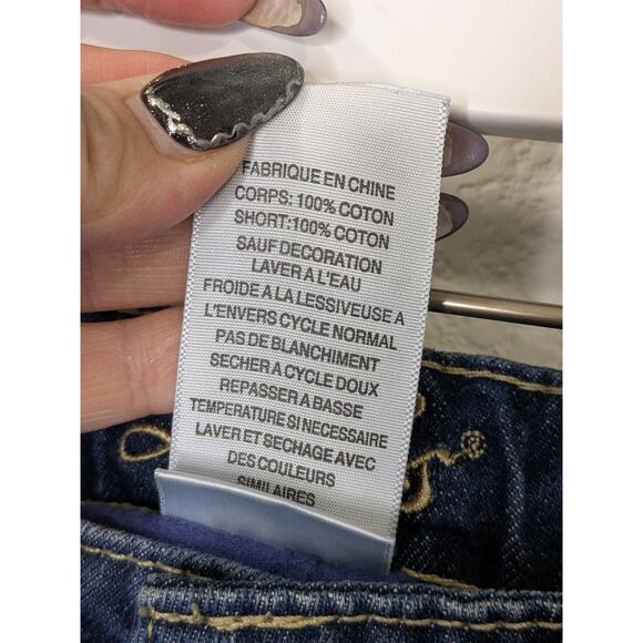 Retro Levis Jean Denim Skort Big Girls Size 12 - Picture 5 of 8